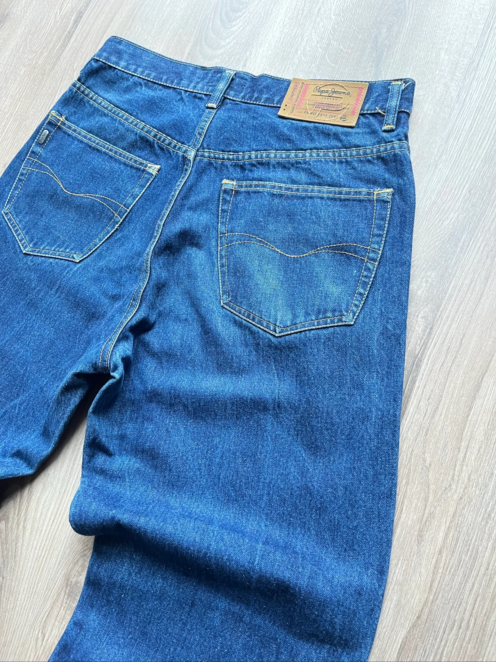 Pepe Jeans Denim Blue Vintage Y2K Archive Straight Regular Baggy Streetwear – photo 2